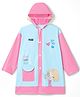 Pine Kids Full Sleeves Raincoat with Text Print - Blue