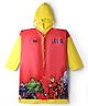 Pine Kids Marvel Full Sleeves Raincoat With Avengers Graphic - Red