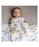 DULAAR Organic Muslin Swaddle for Newborns