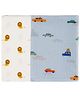 DULAAR Organic Muslin Burp Cloth-Pack of 2