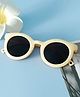 Babyhug Solid Coloured Round Shaped  Sunglasses  - Beige