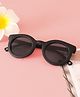 Babyhug Solid Coloured Round Shaped  Sunglasses  - Black