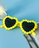 Pine Kids Sunglasses with Floral Design - Yellow