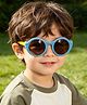 Pine Kids Solid Coloured Round Sunglasses - Blue