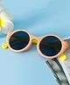 Pine Kids Solid Coloured Round Sunglasses - Light Yellow