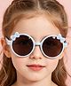 Babyhug Solid Coloured Sunglasses With Bow Applique -Blue