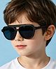 Pine Kids Solid Colour Sunglasses - Black