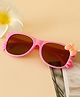 Babyhug Solid Coloured Sunglasses With Bow Design - Pink