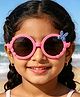 Babyhug Sunglasses with Bow Design - Fuchsia