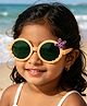 Babyhug Sunglasses with Bow Design - Light Orange