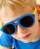 Babyhug Solid Coloured Round Shaped Sunglasses - Blue