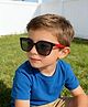 Babyhug TPE Solid Sunglasses For Kids - Black & Red