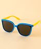 Babyhug TPE Solid Sunglasses For Kids - Yellow & Blue
