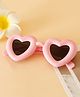 Babyhug TPE Heart Frame Solid Sunglasses - Pink