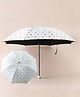 Pine Kids Free Size Umbrella With Cheery Print - White