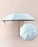 Pine Kids Free Size Umbrella with Polka Dot Print - Sky Blue