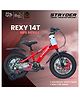 Stryder 14T Rexy Kids Cycle Age 3 5 Years Height 36  40 inch - Red Black
