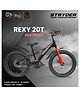 Stryder 20T BMX Rexy Dual Disc Kids Cycle Age 7  13 Years Height 48  60 inch -  Black