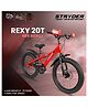 Stryder 20T BMX Rexy Dual Disc Kids Cycle Age 7  13 Years Height 48  60 inch -  Red