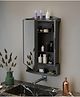 JD FRESH Unbreakable Bathroom Cabinet Wall Mount Mirror Cabinet for Wash Basin (Black)