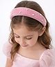 Tipy Tipy Tap Hearts Embellished Hair Band - Pink