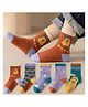 Bembika Knit Pack Of 5 Pear Designed Socks - Multi Colour