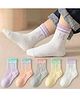 Bembika Pack Of 5 M Alphabet Designed Stretchable Socks - Multi Colour