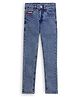 CHILINS Denim Woven Washed Jeans - Blue
