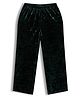 CHILINS Velvet Knit Solid Pants - Dark Green