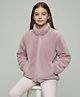 ALAN JONES Knit Full Sleeves Solid Light Winter Jacket - Pastel Pink