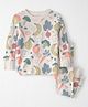 little planet by carter's Organic Cotton Knit Full Sleeves T-Shirt & Lounge Pant Co-ord Set With Fruit Print (Color May Vary)