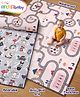 Intellibaby Alphabet & Numbers Journey Crawling Play Mat for Babies | Double-Sided (A-Z Learning & Vehicles Roadmap) | 6x5 ft 7 mm Thick | Waterproof, Anti-Slip & Grip |Indoor & Outdoor |BIS Certified