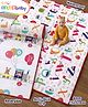 Intellibaby Animal Train Learning Crawling Play Mat for Babies |Double-Sided (A-Z & Animal Train Roadmap with Numbers)| 6x5 ft | Waterproof, Anti-Slip & Grip |Indoor & Outdoor |BIS Certified