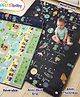 Intellibaby Safari N' Space Crawling Play Mat for Babies | Double-Sided (Alphabet Learning & Jungle Roadmap Theme) | 6x5 ft 7 mm Thick | Waterproof, Anti-Slip & Grip | Indoor & Outdoor | BIS Certified