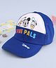 Babyhug Disney 100% Cotton Woven Summer Cap With Mickey Mouse Graphics Multicolour - Diameter 15 Cm