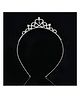 Ziory Silver Plated Hairband Tiara - Silver