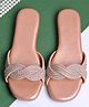 NZS Beads Embellished Sandals - Pink