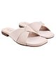 NZS Cross Strap Designed Sandals - Cream