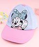Babyhug Disney Summer Cap With Minnie Mouse Graphics Multicolor - Diameter 18 cm