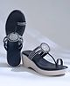 NZS Stone Embellished Sandals  - Black