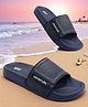 TRV Adventure Text Designed Anti Slip Sliders - Blue