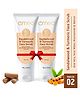 Omeo Sandalwood & Turmeric Face Scrub with Aloe Vera, Rose Water, Niacinamide & Walnut | Natural Exfoliating & Brightening For men and Women - 100G (PACK OF 2)