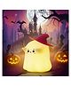 Elecart Ghost Silicone Night Lamp for Kids & Adults | Cute Squeezable Wizard Night Light with 3 Brightness Levels & 30-Min Timer | USB Rechargeable Soft Silicone Bedside Lamp for Breastfeeding