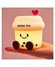 Elecart Boba Bliss Tea Night Light  Cute Silicone Boba Milk Tea Lamp for Kids & Babies | Tap Control Dimmable Rechargeable Nightlight with Timer | Soft BPA-Free Nursery Bedside Light | Gift for Girls