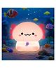 Elecart Axolotl Night Light for Kids & Adults  Cute Silicone Axolotl Lamp with Tap Control, 3 Brightness Levels, Rechargeable Nightlight with 30-Min Timer  Safe Bedside Night Light for Babies