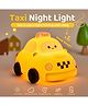 Elecart Car Night Light for Kids & Babies  Cute Silicone Taxi Car Night Lamp with Tap Control, Dimmable Rechargeable LED Nightlight with 30-Minute Timer  Bedroom  for Toddlers, Teens & Adults