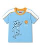 Babyhug Cotton Knit T-Shirt with Graphic Print Half Sleeves Multi Color 12-18 Months