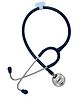 BPL Medical Technologies ST-02 Brass Adult Chest Piece Stethoscope - Blue