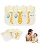 Kidology Baby bibs for 0 to 12 months | Bibs for new born baby 0 to 6 months | Waterproof Spill Resistant Bibs | Soft cotton bib | Infant Apron