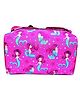 Echo Boomers Mermaid Printed Waterproof Gym Bag, Fitness Duffel Bag, Travel Backpack, Ideal for Swimming, Gym, Travel, Picnic, Sports, with Adjustable Shoulder Strap for Men & Women Pink